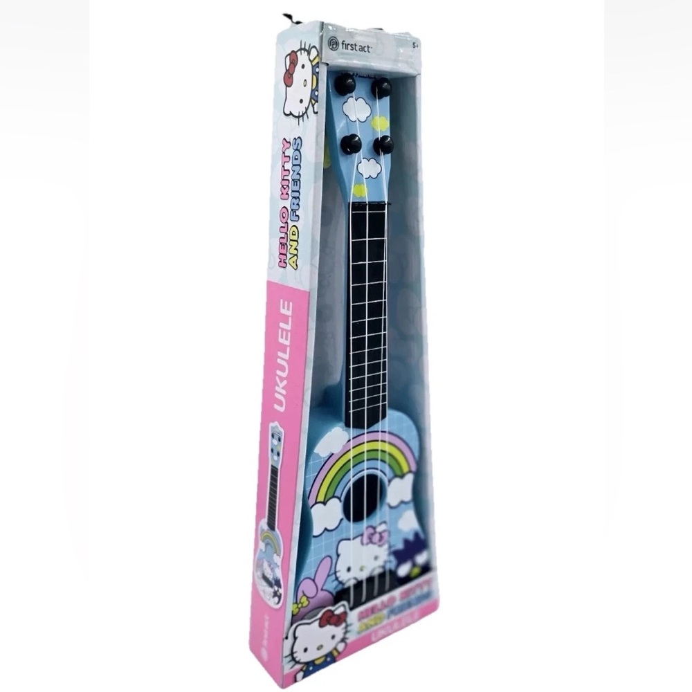 NEW! Sanrio Hello Kitty and Friends Ukulele First Act Musical Instruments Blue